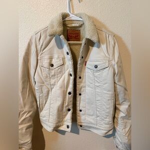 Levi's Beige Sherpa Jacket